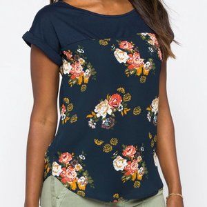 XL Mason & Belle Kinglake Mixed Material Top